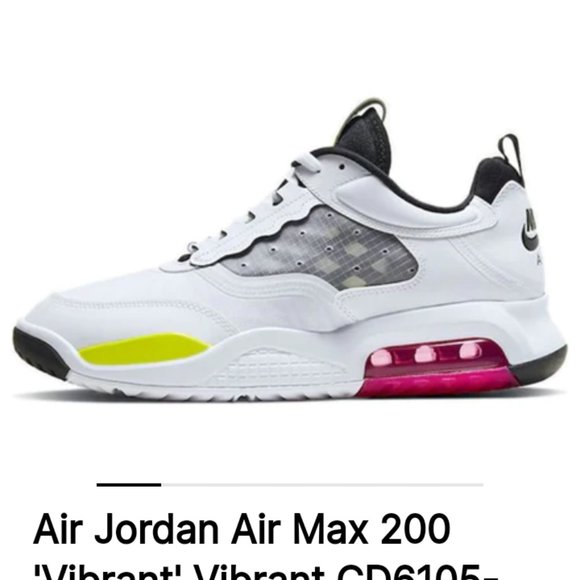 Air Jordan Air Max 200 "Vibrant CD6105-102 good condition - Picture 13 of 13